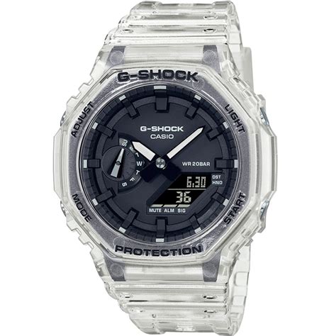 Reloj Casio G Shock Classic Carbone Core Transparente Ga Ske Aer