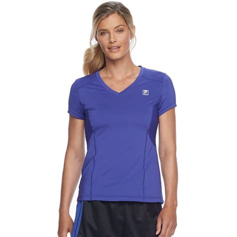 Womens Fila Sport® Essential V Neck Short Sleeve Tee Women Short Sleeve Tee Tees