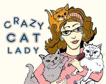 Crazy Cat Lady by Paintings By Gretzky