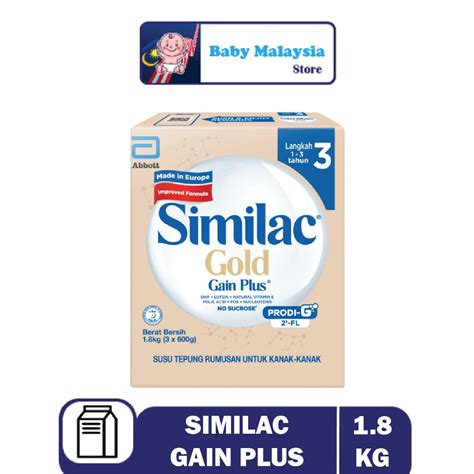 similac gain  gold step  kg shopee malaysia
