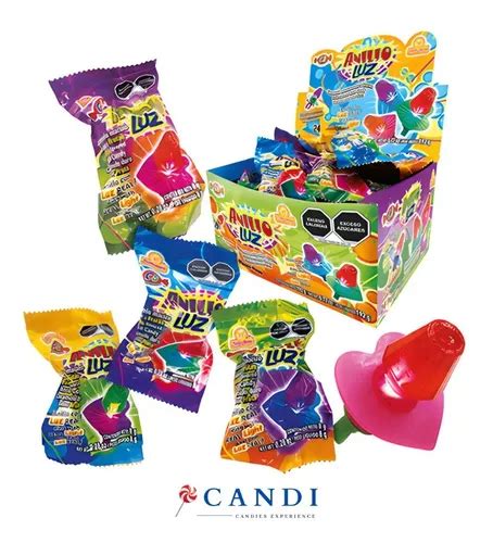 Anillo Luz Pzs Caramelo Con Sabores Surtidos Las Delicias