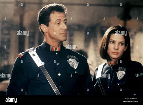 Sylvester Stallone and Sandra Bullock / Demolition Man / 1993 Stock ...