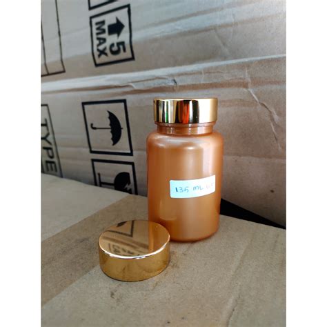 Jual Botol Kapsul Ml Rose Gold Isi Ukuran Free Plug Inner