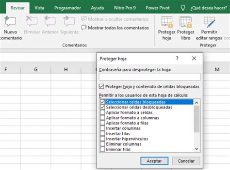 CÓMO PROTEGER LOS LIBROS LAS HOJAS DE TRABAJO Y LAS CELDAS EN EXCEL