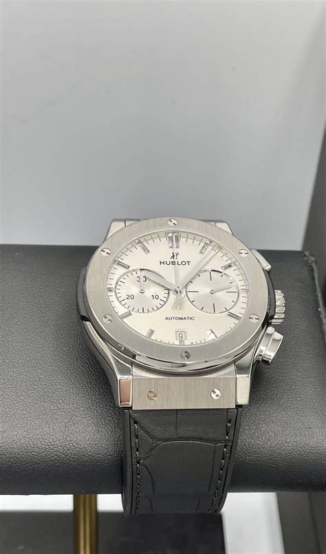 HUBLOT Classic Fusion Chronograph Titanium Opalin Dial 45mm 521 NX 2611