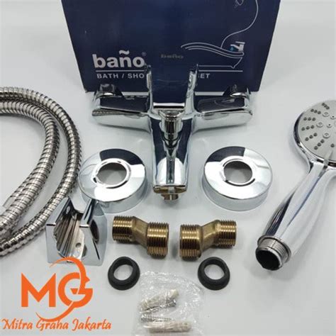 Jual Mg Kran Bakip Shower Bano Kran Bathub Toilet Set Kran Air Dingin