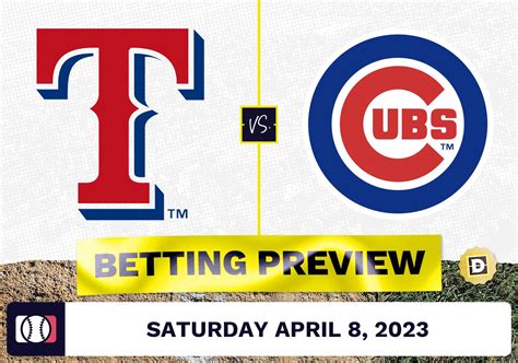 Rangers Vs Cubs Prediction And Odds Apr