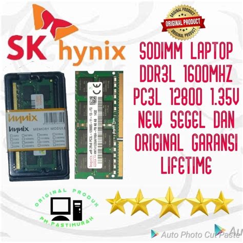 Jual RAM SODIMM DDR3L DDR4 2GB 4GB 8GB 16GB 1600MHZ 2400MHZ 2666MHZ