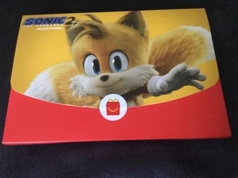 Sonic The Hedgehog Mcdonalds Happy Meal Toys Brand New