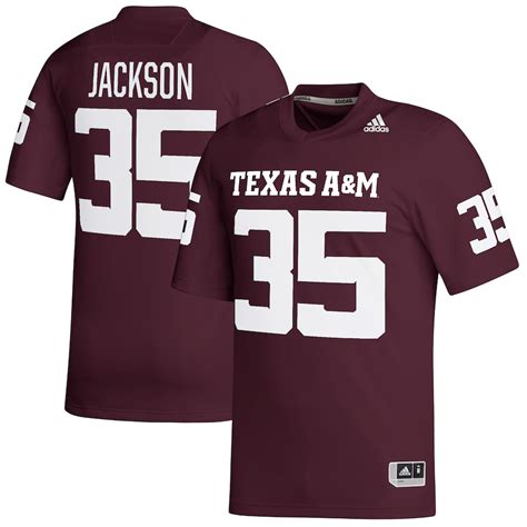 Texas Aandm Aggies Adidas Pick A Player Nil Replica Football