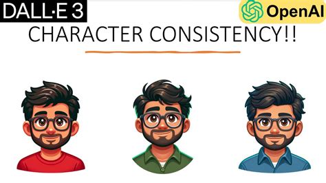 Dall E 3 Ai Image Creator Mastering Character Consistency Youtube