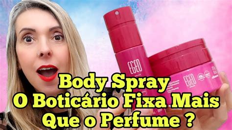 Body Spray O Botic Rio Que Fixa Mais Que O Perfume Linha Egeo Dolce