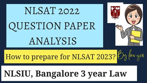 NLSAT 2022 Question Paper Analysis How To Prepare For NLSAT 2023 NLSIU