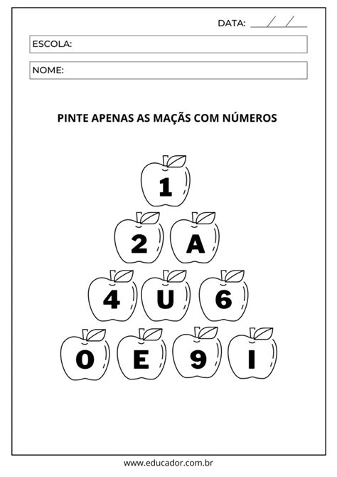 Atividades de Matemática Educação Infantil 0 a 3 Anos