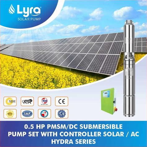 Hp Pmsm Dc Submersible Pump Set With Controller Solar Ac At Rs