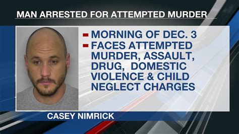 Bismarck Man Arrested For Attempted Murder Assault Domestic Violence