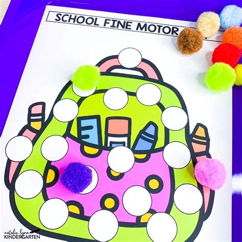 6 Free Fine Motor Activities For Back To School