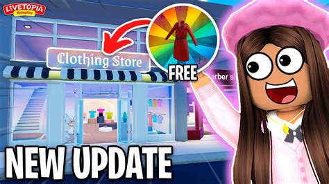 NEW CLOTHING STORE In LIVETOPIA Roleplay ROBLOX Update 88 YouTube