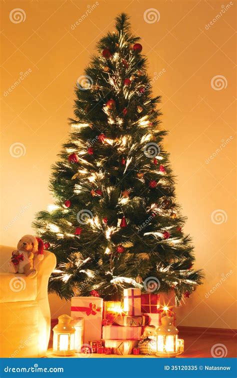 Presents Under Christmas Tree Stock Image Image Of Holidays Colorful