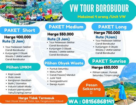 UPDATE HARGA PAKET MERAPI LAVA TOUR JEEP PARANGTRITIS DAN VW BOROBUDUR