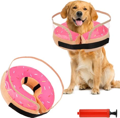 Cono De Perro Collar De Cono Inflable Para Perros Grandes Medianos Y