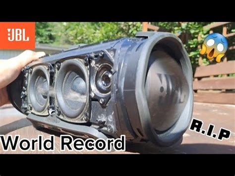 Jbl Xtreme Real Lfm World Record Lfm Eq Bass Boost