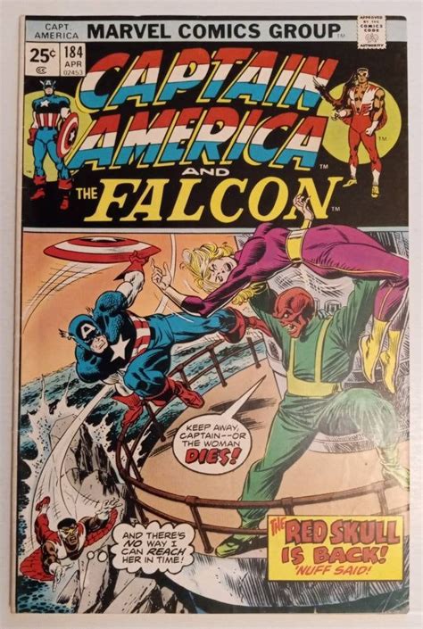 Captain America And The Falcon 184 Bronze Age Comics Grade Range 6