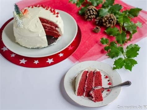 Red Velvet Cake Dessert de Noël Recette par Les recettes de Mélanie