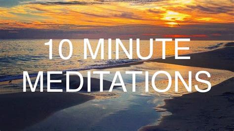 10 Minute Meditations - MEDITATE: School of Mindfulness & Sound