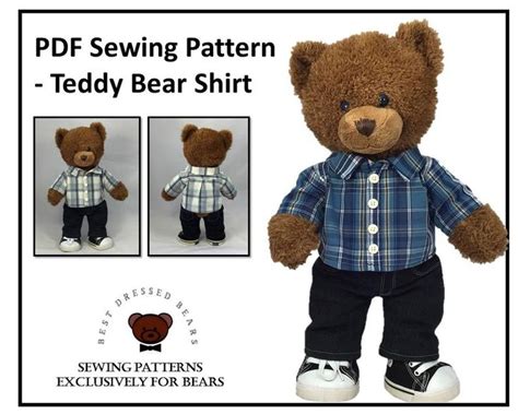 Template Free Printable Build A Bear Clothes Patterns Pinterest Open