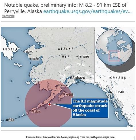 8 2 Magnitude Earthquake Hits Alaska Usa Triggering Warnings Pix Vid Foreign Affairs Nigeria