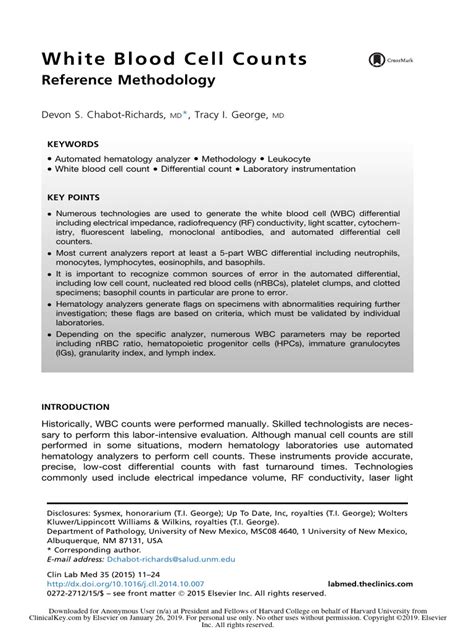 Automated Counters3 | PDF | White Blood Cell | Blood