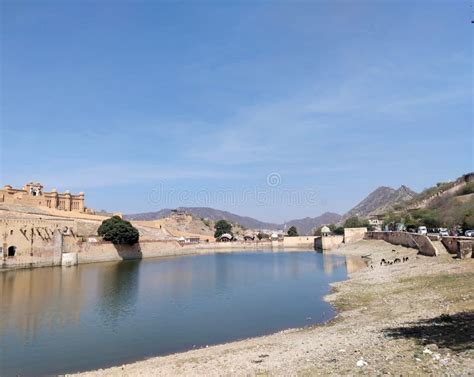 Historical Fort Architecture in Jaipur Rajasthan Stock Image - Image of ...