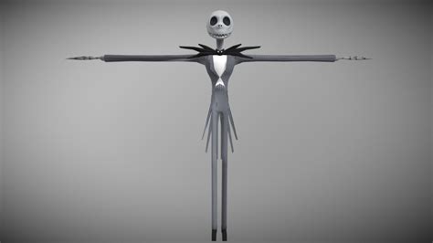 Jack Skellington Animated Buy Royalty Free 3d Model By Sean4297 [d82d6b9] Sketchfab Store