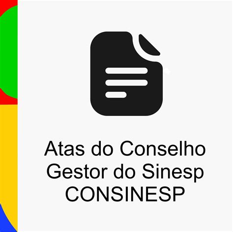 Atas Do Conselho Gestor Minist Rio Da Justi A E Seguran A P Blica