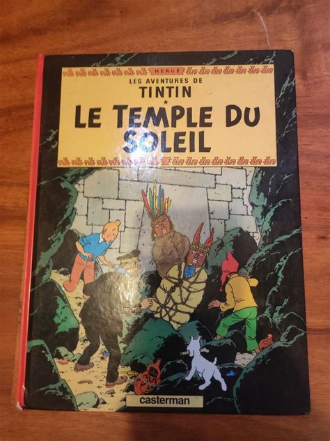 Tintin le temple du soleil Série c Casterman Beebs