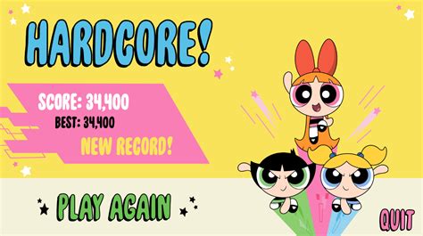 🕹️ Play Powerpuff Girls Mech Mayhem Game: Free Mobile Tap Rhythm Streak Attack Cartoon Fighting Game