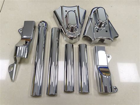 Chrome Rear Swingarm Phantom Covers Kit For Harley Softail 00 05 Fxst