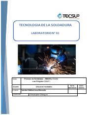 Tecnologia De La Soldadura Pdf Tecnologia De La Soldadura Laboratorio