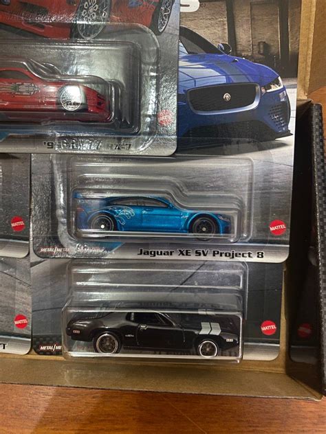 Hotwheels Fast And Furious Full Force Car Set Mazda Rx Dodge