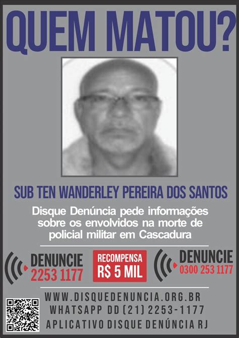 Disque Denúncia Pede Informações Sobre Morte De Pm No Rio O São Gonçalo