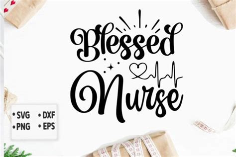 Blessed Nurse Svg Graphic By T Shirtdesign Bundle · Creative Fabrica