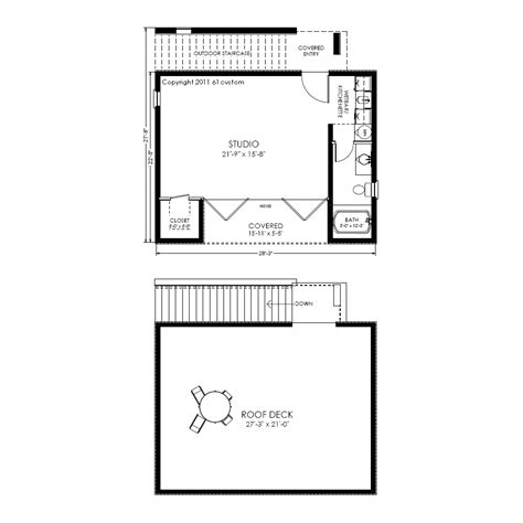 Studio Casita Floor Plans Floorplans Click