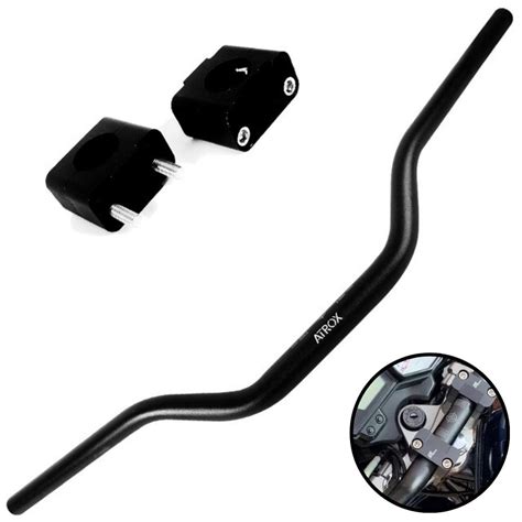 Guidão Alto Naked Alumínio Fat Bar Universal Adaptador Shopee Brasil