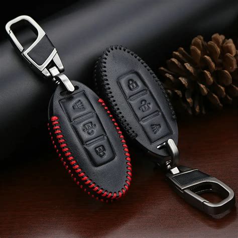 Genuine Leather Car Key Case Cover For Infiniti G G Fx Fx Gx