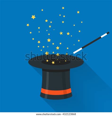 Abracadabra Cartoon Concept Magic Wand Stars Stock Vector (Royalty Free) 432123868