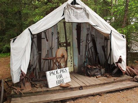 Blacksmith S Tent At Skagway Salmon Bake Gene Salassi Flickr