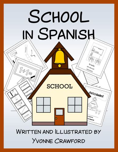 Spanish School Vocabulary Sheets Worksheets Matching And Bingo Games