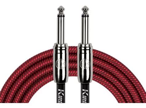 Cable Kirlin Para Instrumento Mts Profesional Iwcc Pn Color Rojo