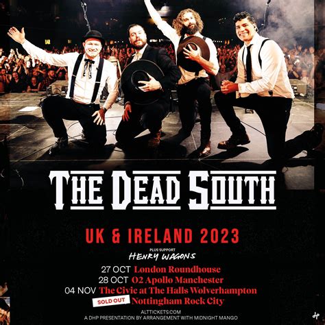 Buy Tickets for THE DEAD SOUTH | Rock City | Nottingham